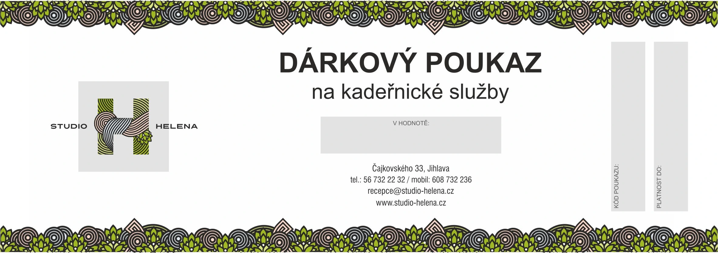 Dárkový voucher Jihlava